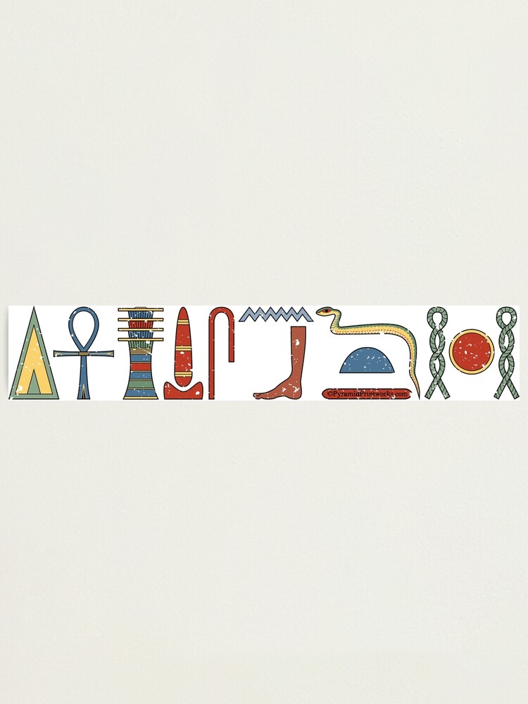 altägyptisches Hieroglyphen Alphabet