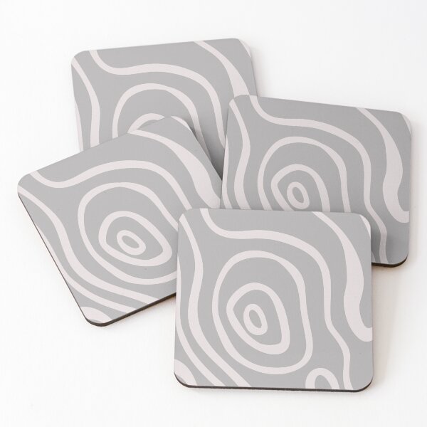 Item preview, Cute Earthy Aesthetic Mid Century Modern Minimalist Abstract Pattern Gray Taupe designed and sold by scorpiolane.