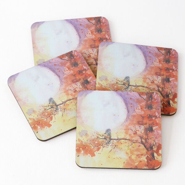 Item preview, Owl and the Moon designed and sold by Vicky Dolan Art.