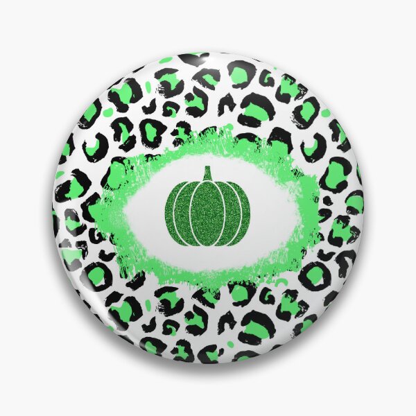 Item preview, Glitter Pumpkin Leopard Pattern (Green) designed and sold by SimplyMe-Plus.