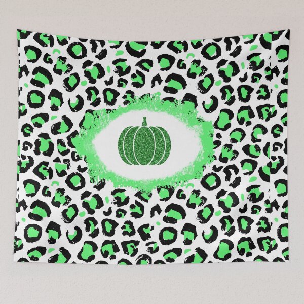 Item preview, Glitter Pumpkin Leopard Pattern (Green) designed and sold by SimplyMe-Plus.