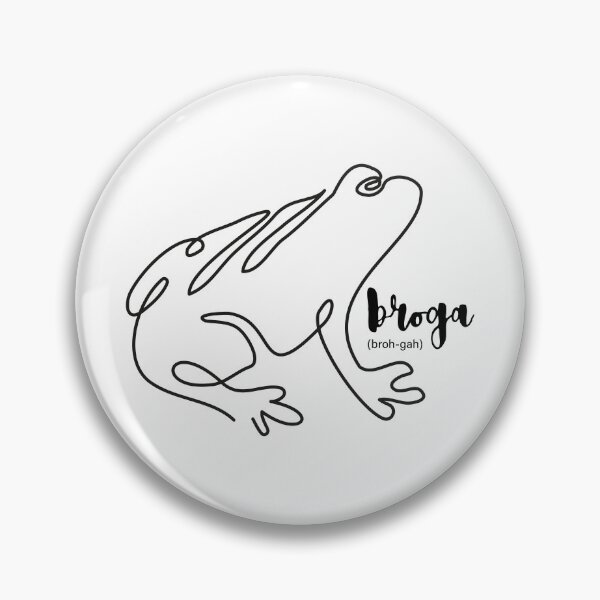 Item preview, Broga Welsh language Frog Cymru designed and sold by Lick-Design.