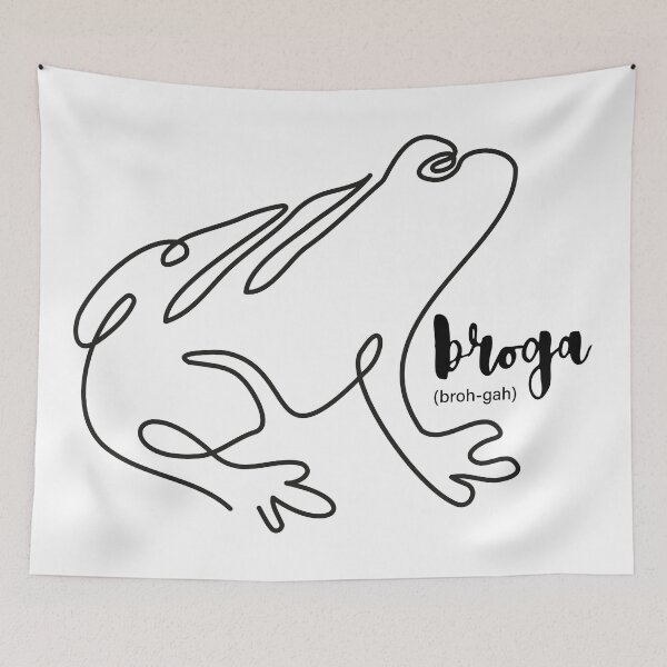 Item preview, Broga Welsh language Frog Cymru designed and sold by Lick-Design.