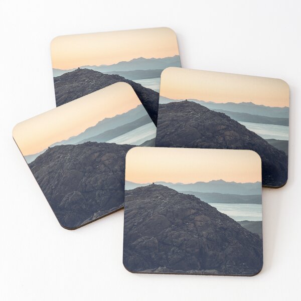 Item preview, View from Sgurr Na Stri to Mainland Scotland on Isle of Skye at Sunrise, Scottish Highlands designed and sold by BackpackTravel.