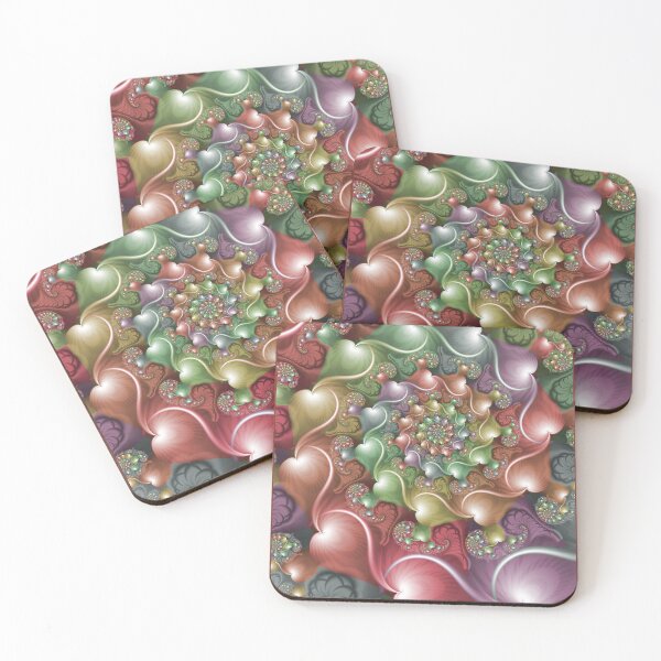 Item preview, Pastel Heart Spiral designed and sold by pinkal.