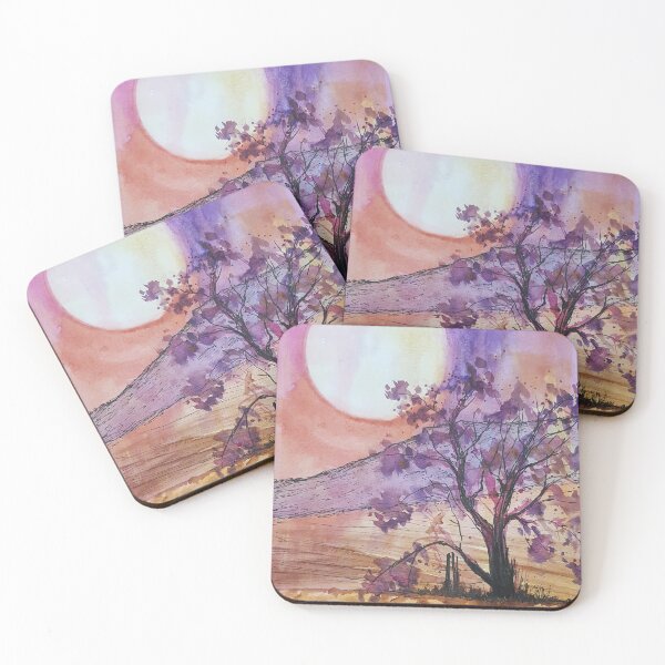 Item preview, Purple Harvest Moon designed and sold by Vicky Dolan Art.