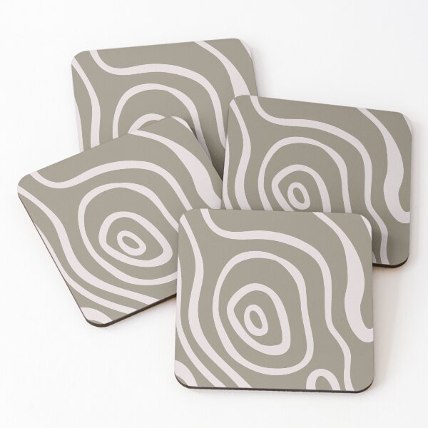 Item preview, Cute Earthy Aesthetic Mid Century Modern Minimalist Abstract Pattern Muted Green designed and sold by scorpiolane.