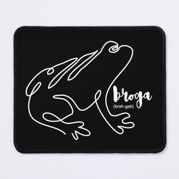 Item preview, Broga Welsh language Frog Cymru (white) designed and sold by Lick-Design.