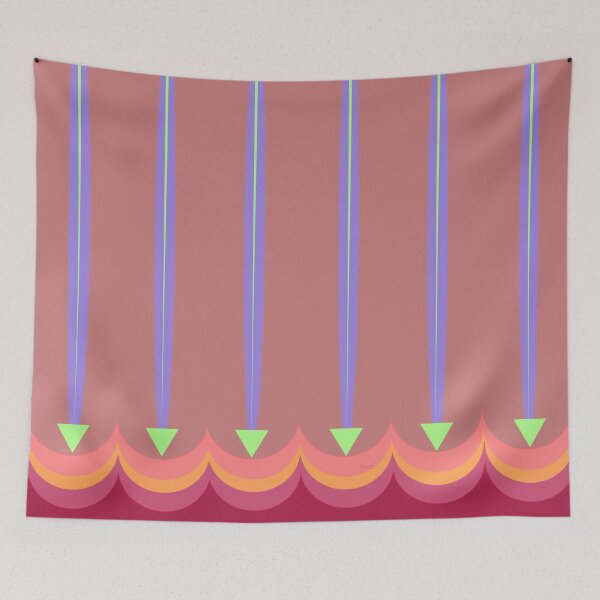 Item preview, Geometry pink abstract  designed and sold by ArtKseniia.
