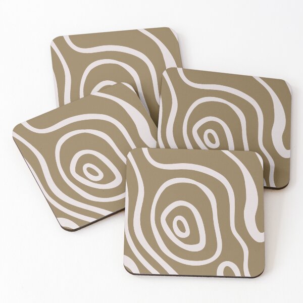 Item preview, Cute Earthy Aesthetic Mid Century Modern Minimalist Abstract Pattern Olive Brown designed and sold by scorpiolane.