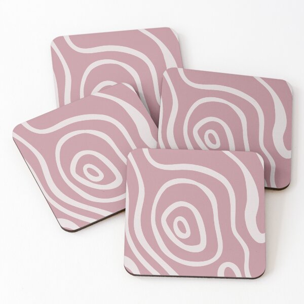 Item preview, Lindo terroso estético mediados de siglo moderno minimalista abstracto patrón rosa oscuro designed and sold by scorpiolane.