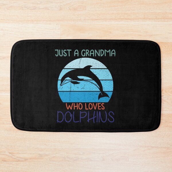Item preview, Just A Grandma Who Loves Dolphins, Dolphins, Dolphin gift, Dolphins idea designed and sold by RedArtsDesign.