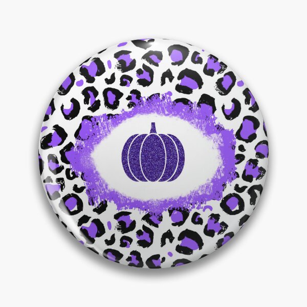 Item preview, Glitter Pumpkin Leopard Pattern (Purple) designed and sold by SimplyMe-Plus.