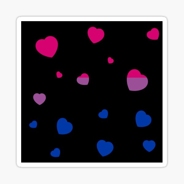 Item preview, Chaotic Hearts, Pride Series - Bisexual designed and sold by StephOBrien.
