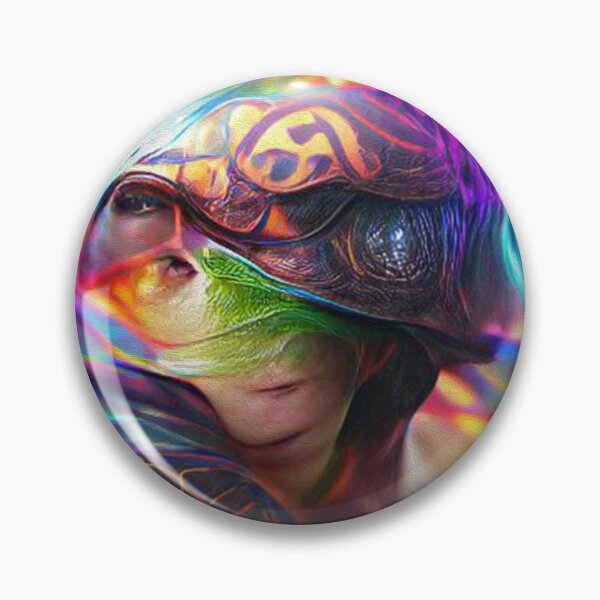 Aperçu de l'œuvre Tortue abstraite arc-en-ciel créée et vendue par AbstractBEE.