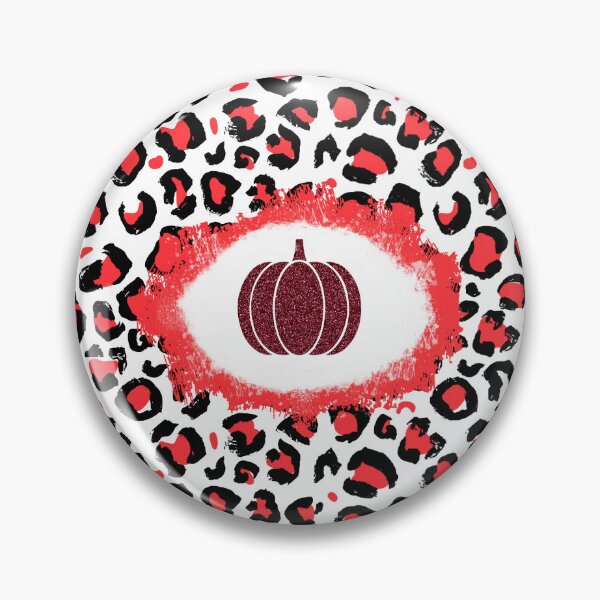 Item preview, Glitter Pumpkin Leopard Pattern (Red) designed and sold by SimplyMe-Plus.