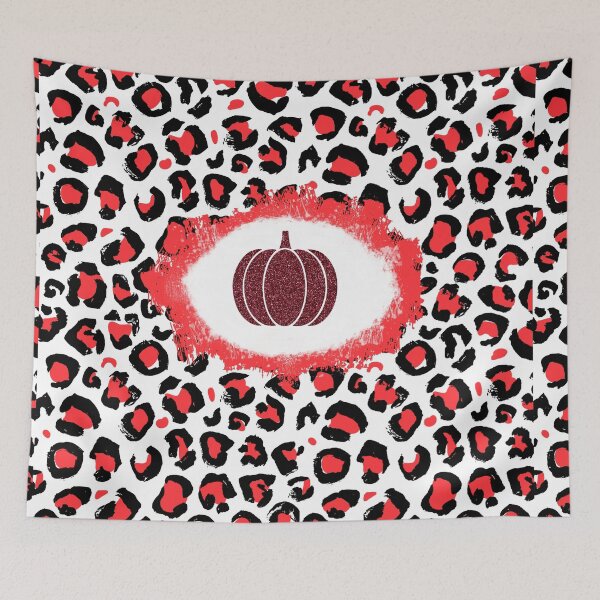 Item preview, Glitter Pumpkin Leopard Pattern (Red) designed and sold by SimplyMe-Plus.