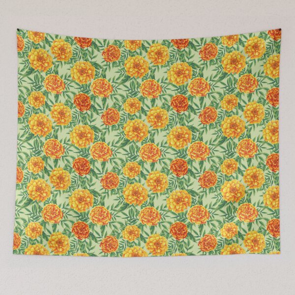 Item preview, Marigold Pattern designed and sold by tanyadraws.