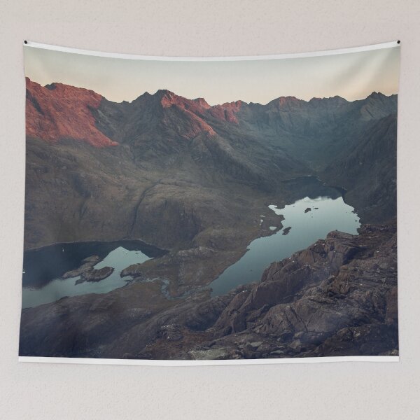 Item preview, The Cuillin Mountains from Sgurr Na Stri on The Isle of Skye at Sunrise, Scottish Highlands designed and sold by BackpackTravel.