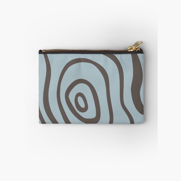 Item preview, Cute Earthy Aesthetic Mid Century Modern Minimalist Abstract Pattern Deep Blue & Brown designed and sold by scorpiolane.