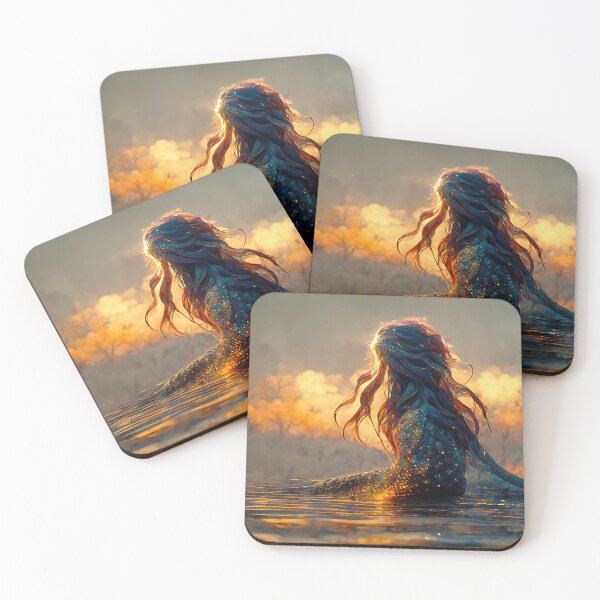 Item preview, Cute Mermaid on The Beach designed and sold by ONORMAL.