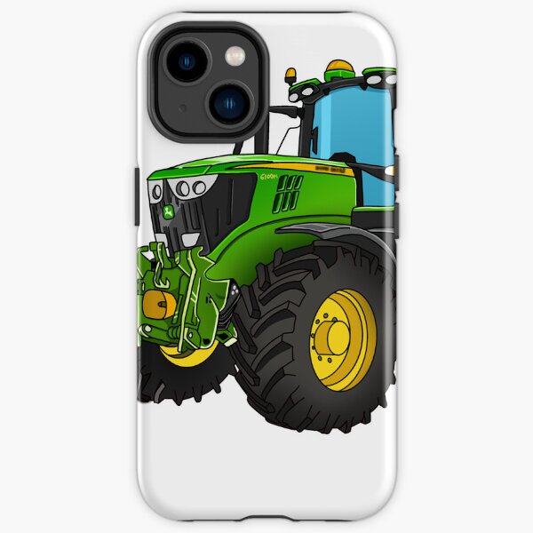 Dessin de tracteur vert Coque antichoc iPhone