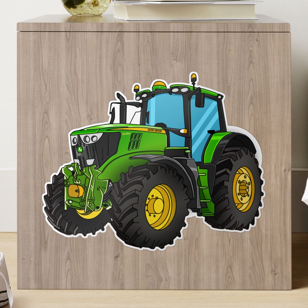 Autocolantes decorativos de ilustrações Trator 3d john deere - TenStickers