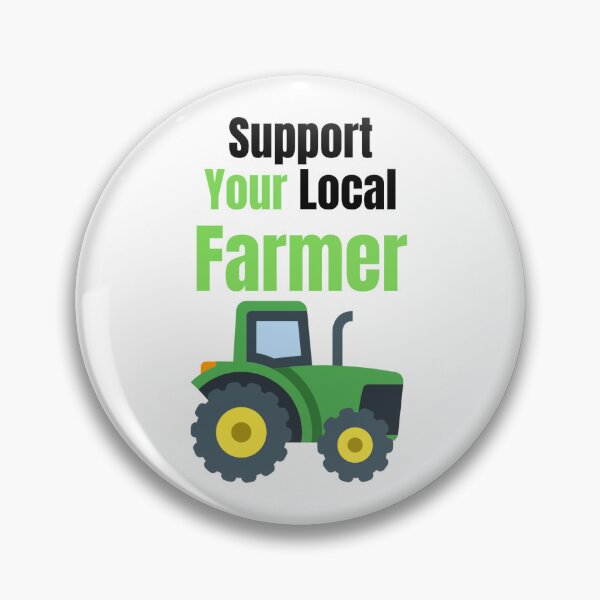 Item preview, Support your local farmer designed and sold by GalaxyDeco.