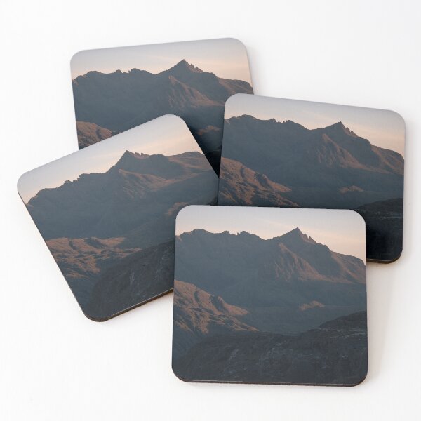 Item preview, Sgurr Nan Gillean on the Cuillin Ridge at Sunrise, Isle of Skye, Scottish Highlands designed and sold by BackpackTravel.