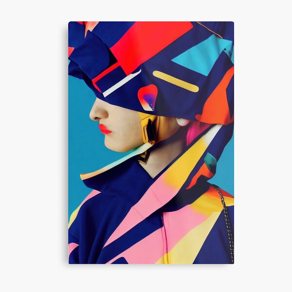 Glitchware Metal Print