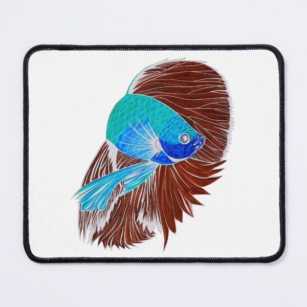 Item preview, Betta Fish Art - Photo Negative Style designed and sold by SfidaDesigns.