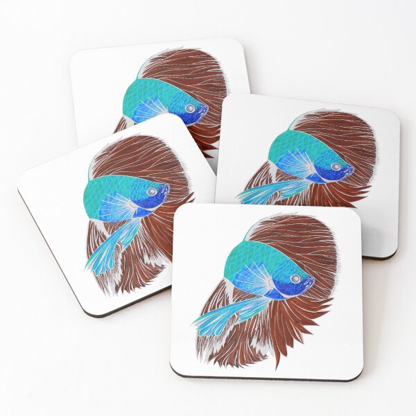 Item preview, Betta Fish Art - Photo Negative Style designed and sold by SfidaDesigns.