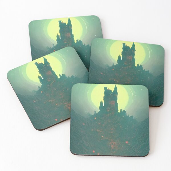 Item preview, Bygone Moonlit Castle  designed and sold by EsoteraArt.