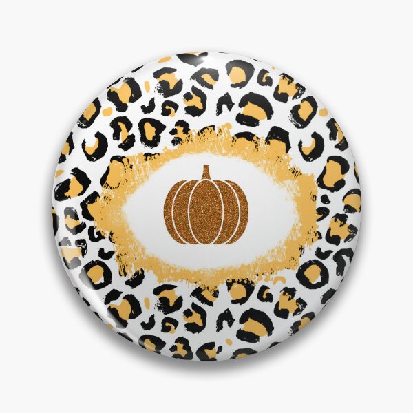 Item preview, Glitter Pumpkin Leopard Pattern (Orange) designed and sold by SimplyMe-Plus.