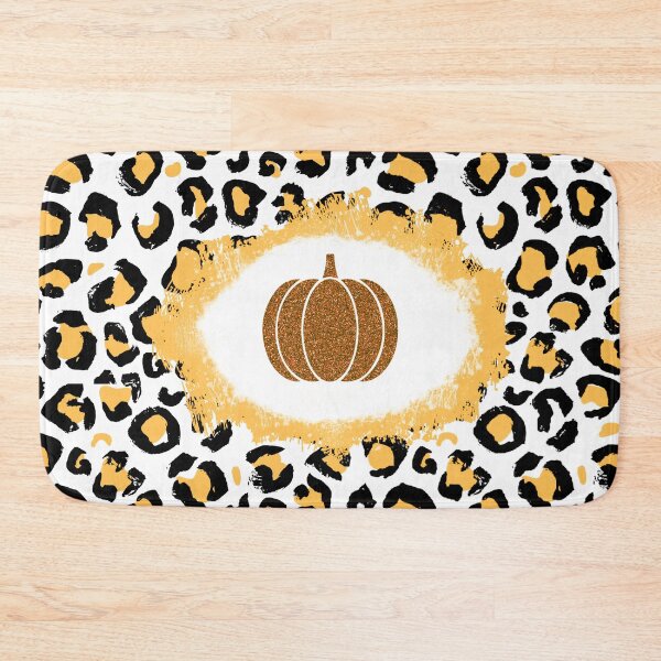 Item preview, Glitter Pumpkin Leopard Pattern (Orange) designed and sold by SimplyMe-Plus.