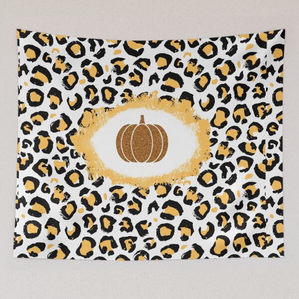 Item preview, Glitter Pumpkin Leopard Pattern (Orange) designed and sold by SimplyMe-Plus.