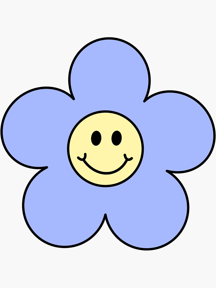 Pegatinas de brillantes para cara Flor Azul 1