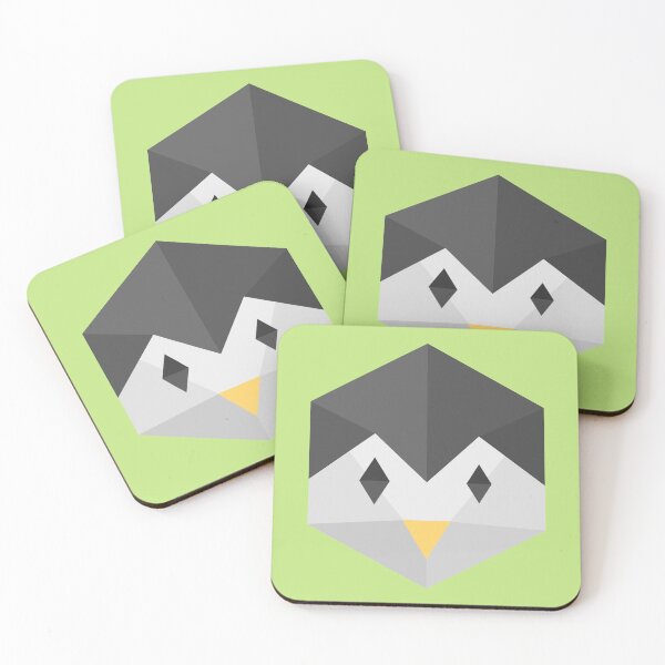 Item preview, Animinimal Penguin (green) designed and sold by animinimal.