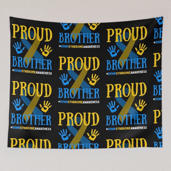 Item preview, Proud Brother Down Syndrome Awareness Day T21 Ribbon Chromie designed and sold by Trankix.
