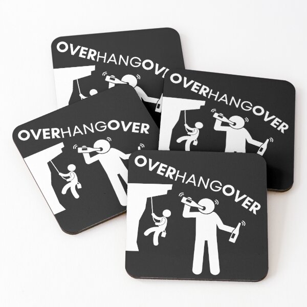 Item preview, Overhang Hangover. Funny Climbing designed and sold by Boulder Design Co.
