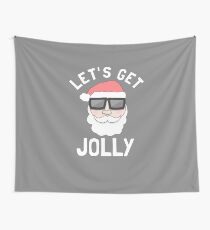 Funny Cool Santa Claus Sunglasses Apparel Christmas T Shirt Wall Tapestry