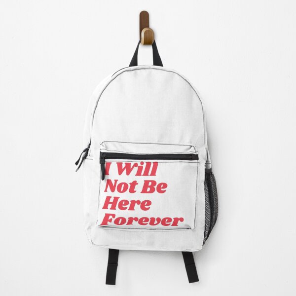 Item preview, I Will Not Be Here Forever Retro Red designed and sold by Pink Ribbon.