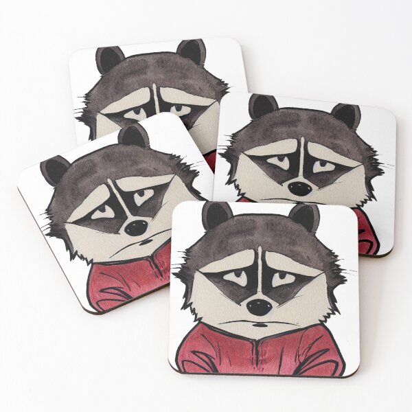 Item preview, mapache aburrido designed and sold by recollectionsv.