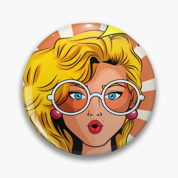 Item preview, Cool pop art style girl  designed and sold by AEROSPACE-IND.