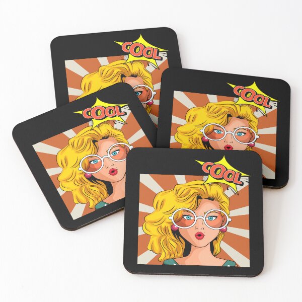 Item preview, Cool pop art style girl  designed and sold by AEROSPACE-IND.