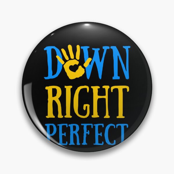 Item preview, Down Right Perfect Down Syndrome Awareness T21 Ribbon designed and sold by Trankix.