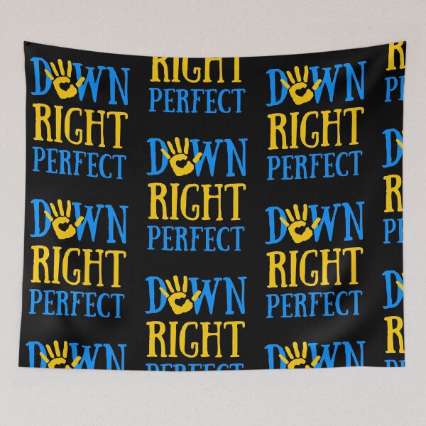 Item preview, Down Right Perfect Down Syndrome Awareness T21 Ribbon designed and sold by Trankix.