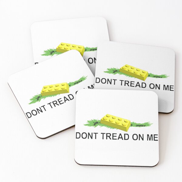 Item preview, DONT TREAD ON ME - GADSDEN YELLOW LEGO designed and sold by A1cibiades.