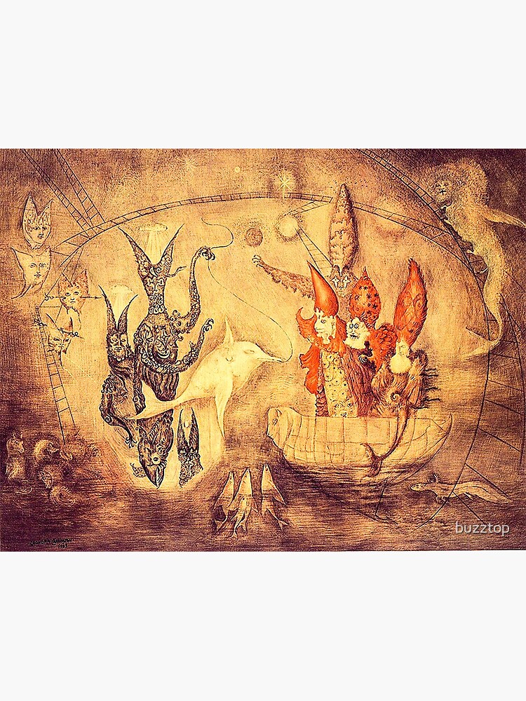 Leonora Carrington Dolphin Conference Artist Leonora Carrington Poster For Sale By Buzztop