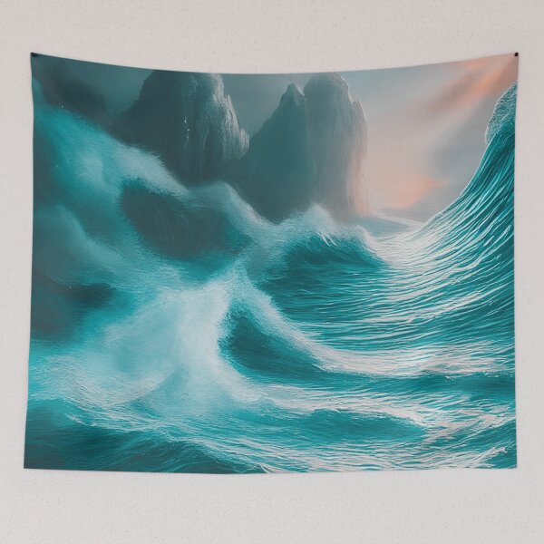 Item preview, Ocean waves water Collide designed and sold by Aniyah.